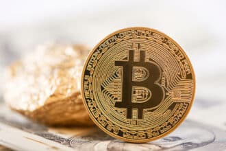 Cryptocurrency concept illustration