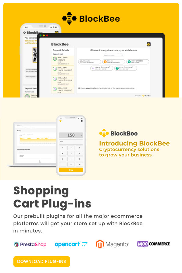 BlockBee crypto payments banner